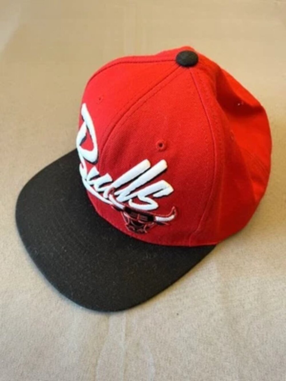 Mitchell & Ness Snapback Chicago Bulls Red Black Cap Hat